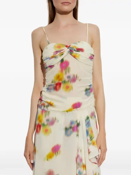 Top Marant Etoile cu model floral cu imagine