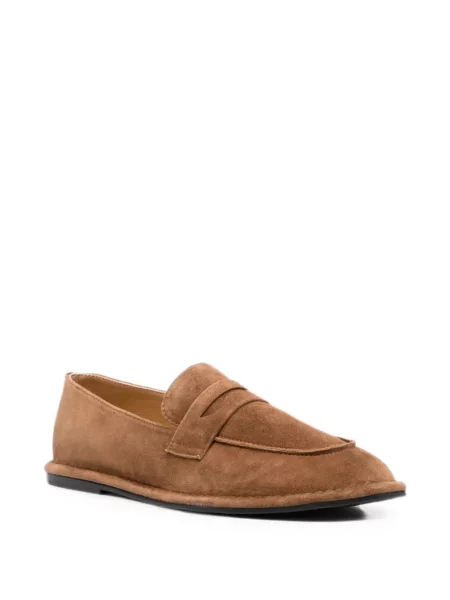Pantofi loafer Linda Baumann din piele de căprioară maro