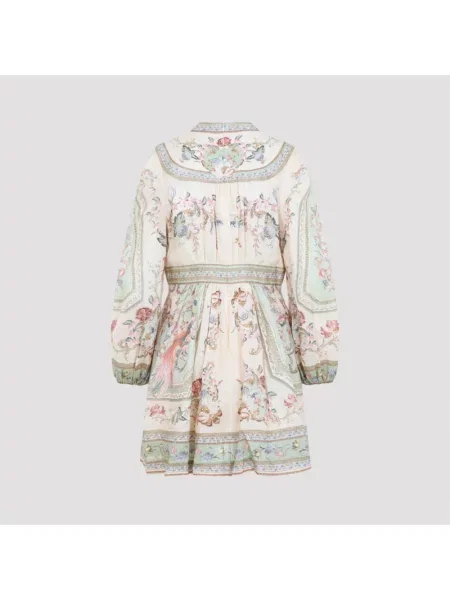 Lniana sukienka mini Zimmermann