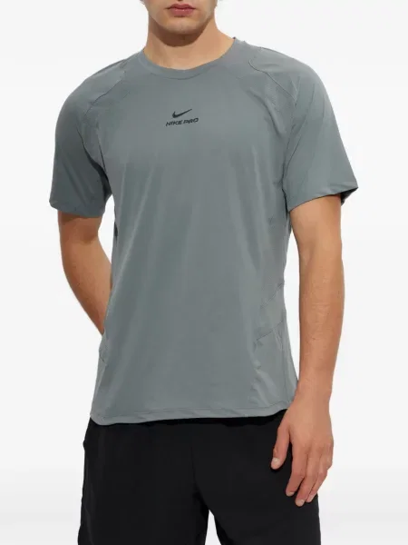 Sală de gimnastică scurt cămașă Nike gri