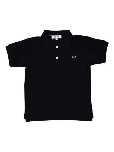 Koszulka polo dziecięca Comme Des Garcons Play czarna