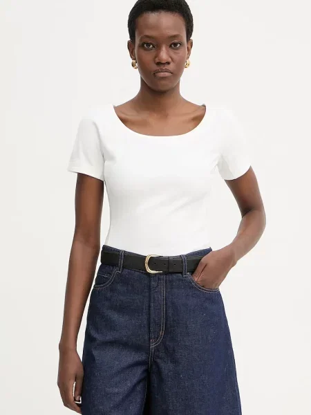 Weekend Max Mara tricou de damă din MULTIG alb