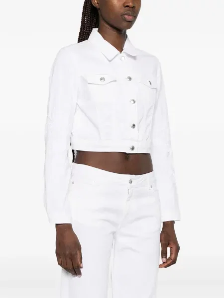 Kurtka jeansowa Ermanno Firenze biała