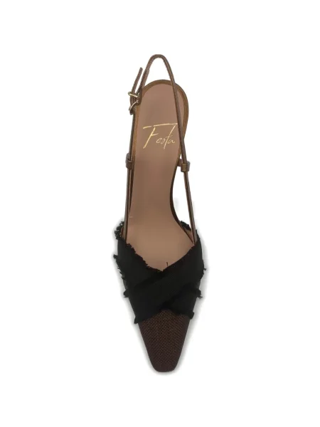 Pantofi cu toc Roberto Festa slingback maro