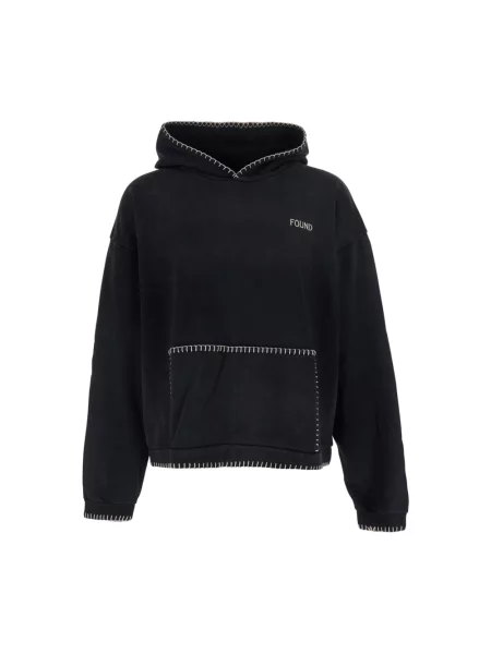 Bluza z kapturem Found z kapturem z logo czarna