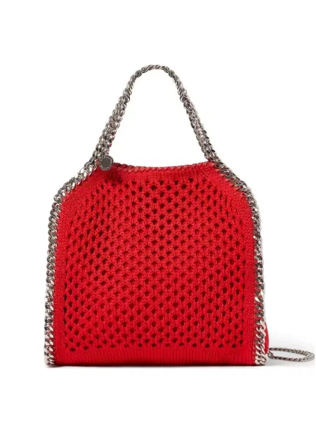 Geantă de mână Stella Mccartney tricotate roșu