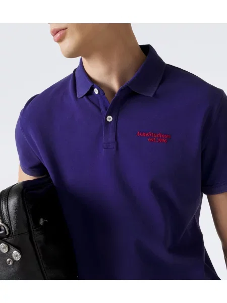 Polokošeľa Acne Studios modrá