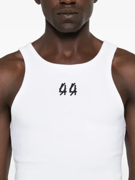 Vestă 44 Label Group cu broderie alb