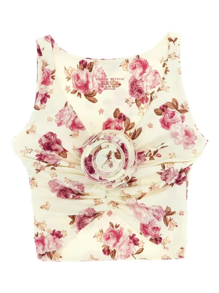 Bikini Magda Butrym cu model floral cu imagine