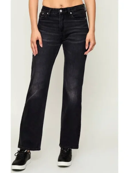 Tommy Jeans Blugi CLEO | flare fit negru