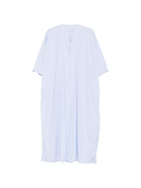 Lung rochie midi Daniela Gregis cu dungi alb