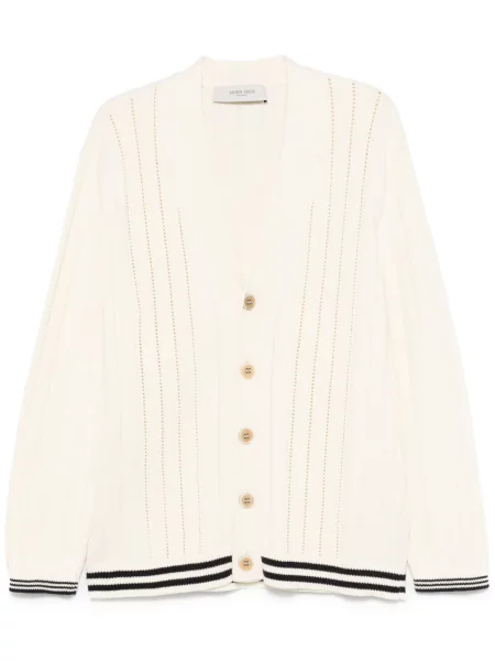 Cardigan Golden Goose tricotate alb