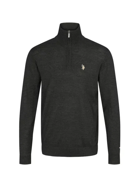 U.S. POLO ASSN. Pulover UMMason închis gri