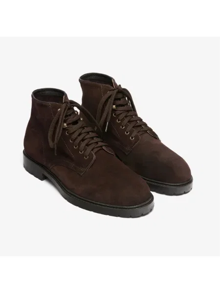 Botki Sebago skórzane brązowe