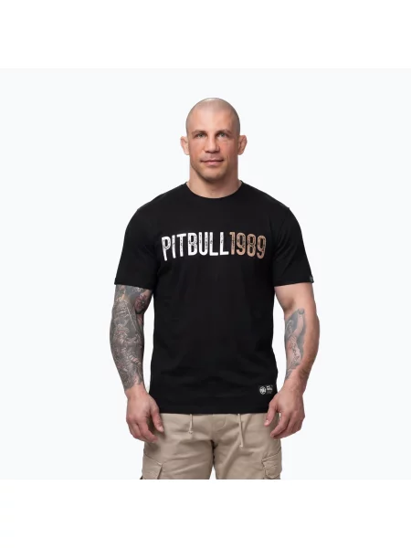 Férfi póló Pitbull Beach Boy black. Méret: M fekete