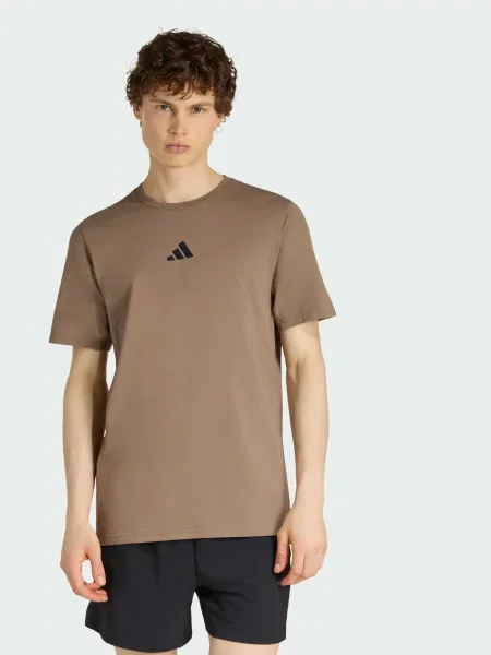 Спортивна футболка adidas Clima комбінований верх коричневий
