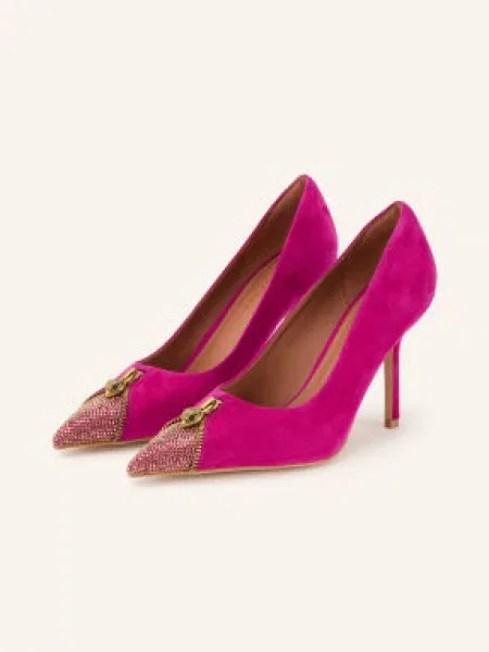 Kurt Geiger Lodičky S Ozdobnými Kamínky fuchsiová / zlatá