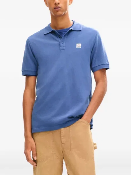 Tricou polo Kenzo business albastru