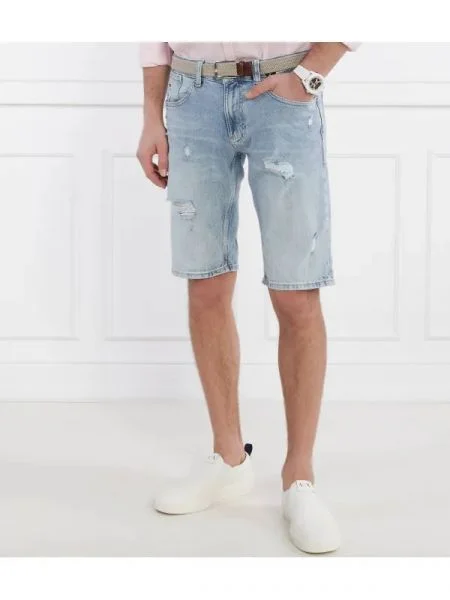 Tommy Jeans De blugi pantaloni scurți RONNIE albastru