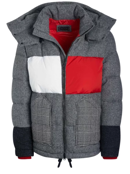 TOMMY HILFIGER Zimní bunda Tommy Hilfiger Jacke' šedá