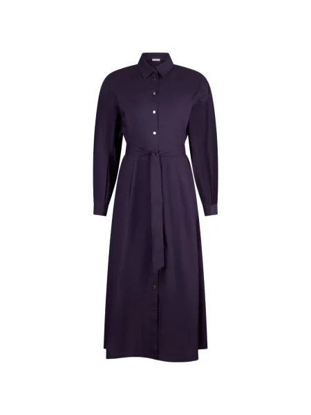 Rochie tip cămașă Liu Jo din poplin violet