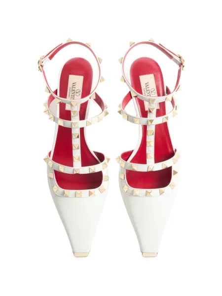 Pantofi cu toc Valentino Garavani din piele alb