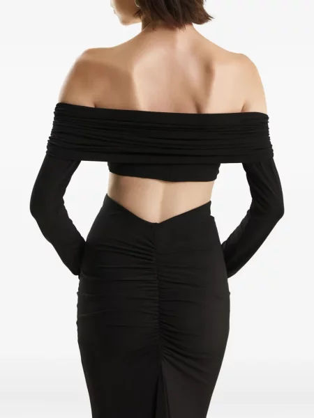 Fusta maxi 2310 Studio drapată negru