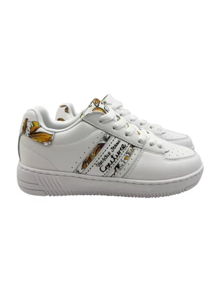 Sneakersy Versace Jeans Couture skórzane białe