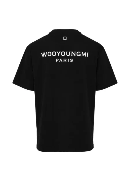 Tricou Wooyoungmi cu imagine negru