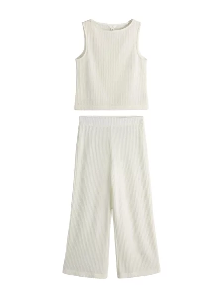 The Set Pyžamo krémová