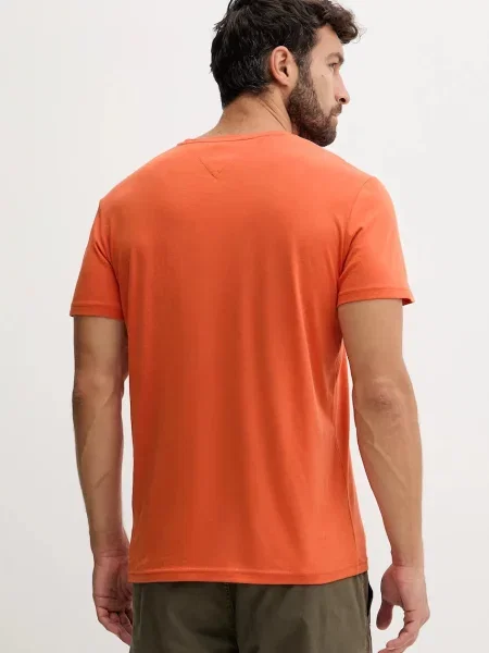 Tommy Jeans kratka majica oranžna