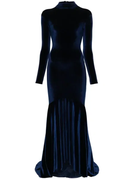 Rochie Atu Body Couture de catifea albastru