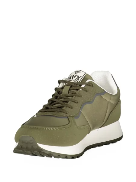 Sneakerși Avirex cu imagine verde