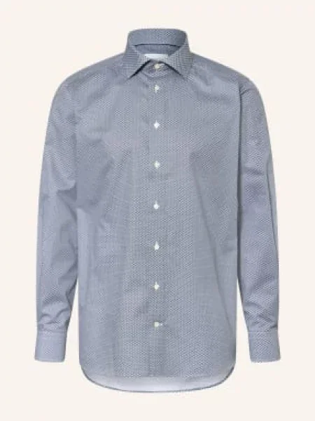 Eton Košile Contemporary Fit tmavě modrá / tmavě modrá bílá
