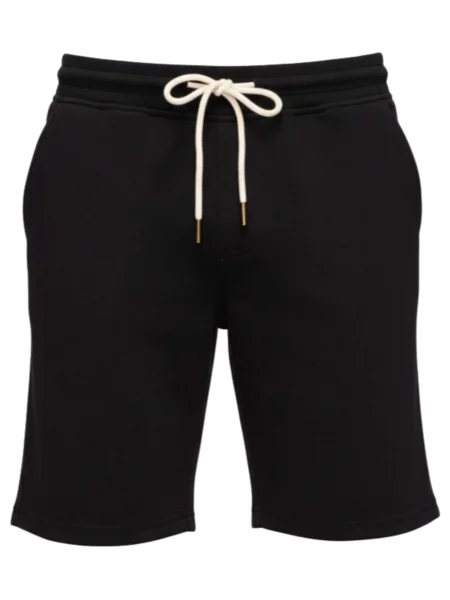 Ombre REGULAR FIT strukturované šortky černé