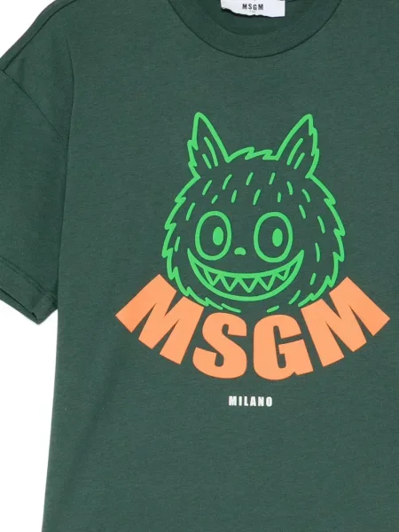 Koszulka dziecięca Msgm zielona