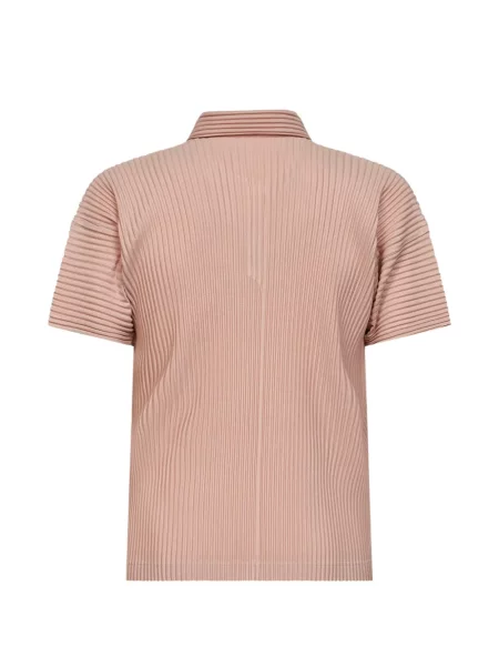 Поло тениска Homme Plissé Issey Miyake розово