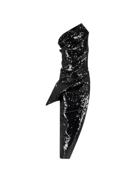 Rochie maxi Rick Owens cu paiete negru