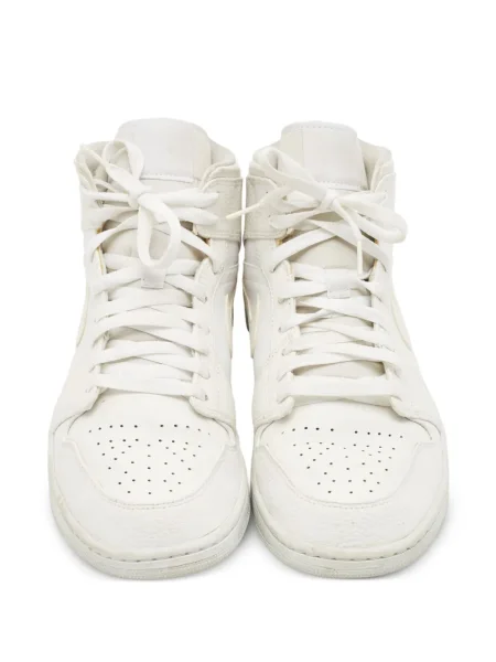 Sneakerși Jordan Air Jordan 1 din piele alb