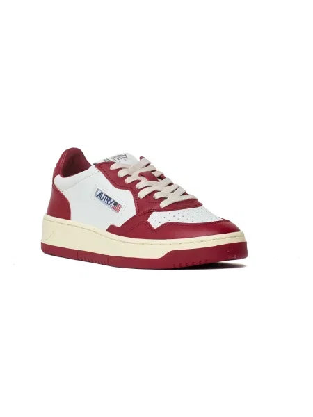 Sneakersy Autry skórzane czerwone