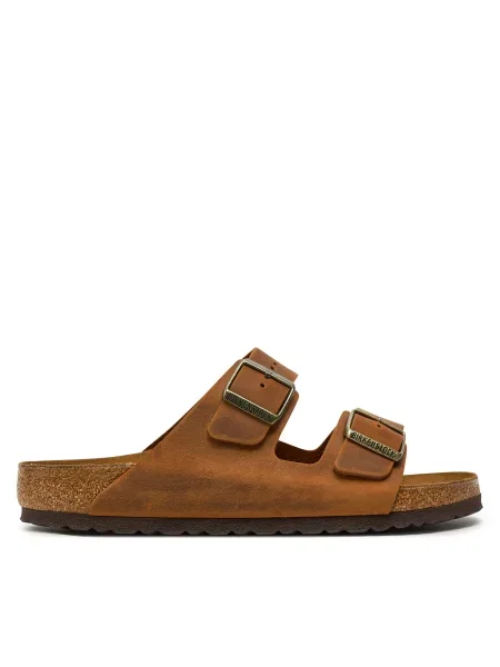 Šľapky Birkenstock hnedá