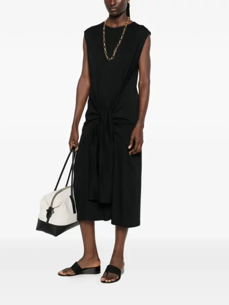 Rochie midi Toteme fără mâneci negru