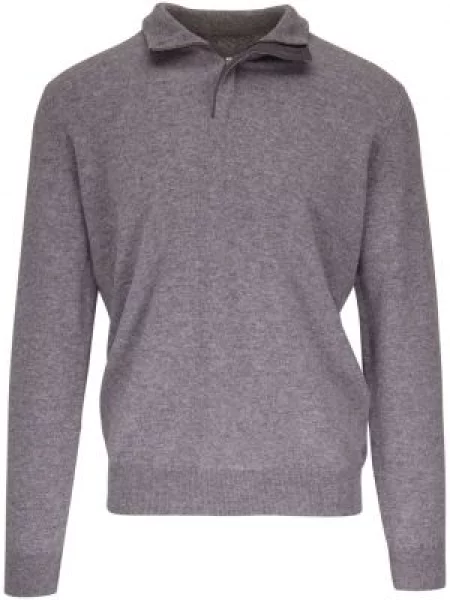 Lung pulover Zegna gri