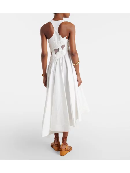 Rochie midi Zimmermann alb