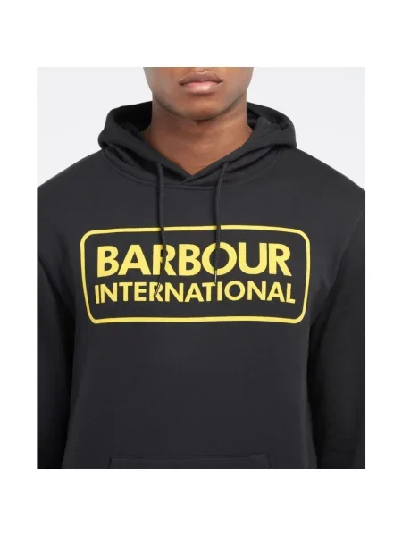 Bluza z kapturem Barbour z kapturem czarna