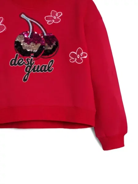 Bluza dziecięca Desigual czerwona