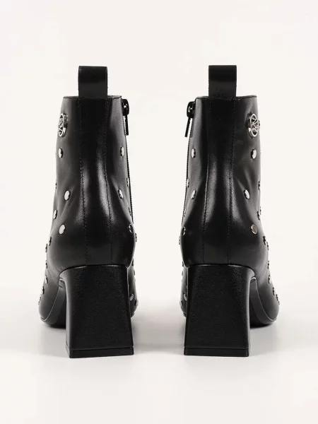 Karl Lagerfeld De piele botine cu BEATA negru