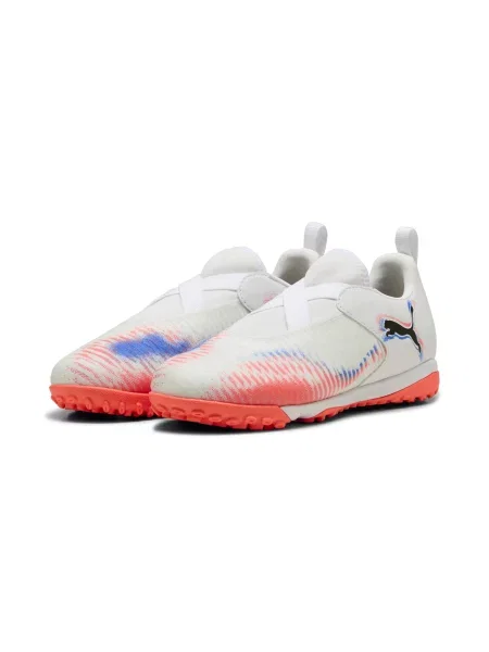 PUMA Młodzieżowe buty piłkarskie FUTURE 8 MATCH TT Mid bez sznurowadeł Buty 33 biały
