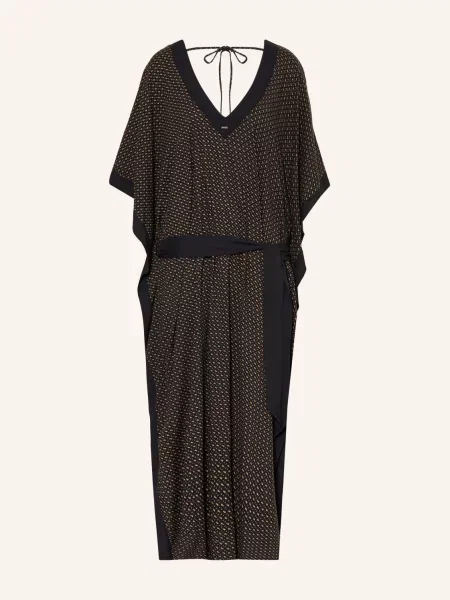 Boss Kaftan / velbloudí / tmavě šedá černá