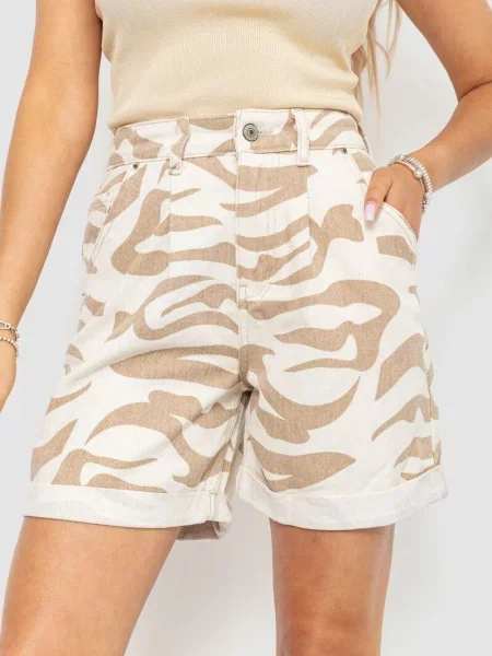 Шорти джинсові Ager бежевий